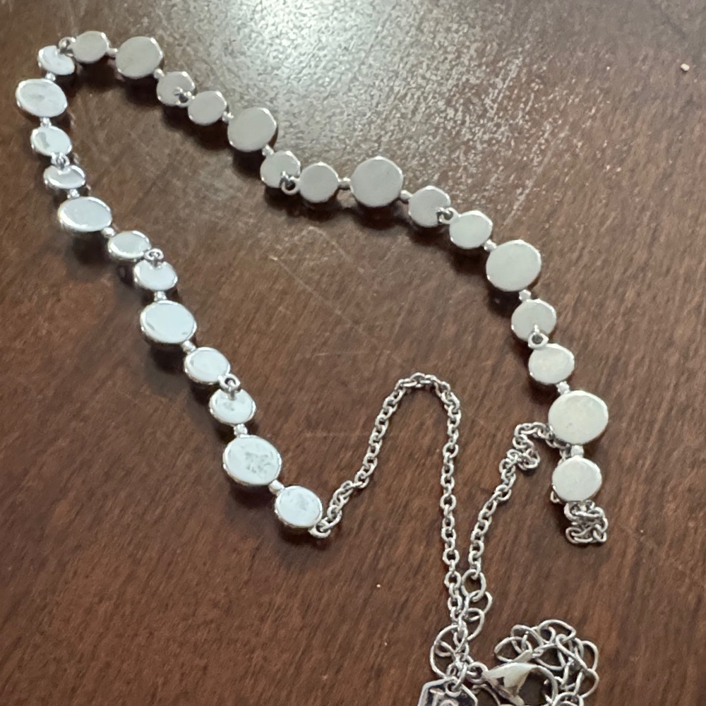 Like new! Touchstone Crystal Multicolor Necklace 18 inch length - Picture 6 of 7